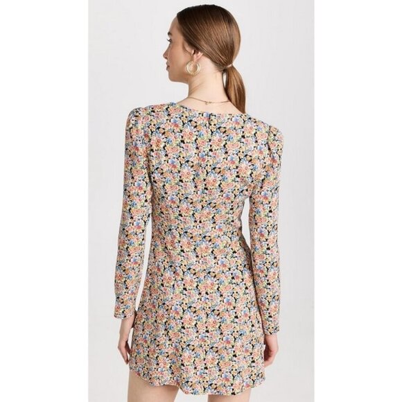 💕REFORMATION💕 Mavis Dress ~ Trix Multi-Color Floral Print 8 NWOT - Picture 9 of 16
